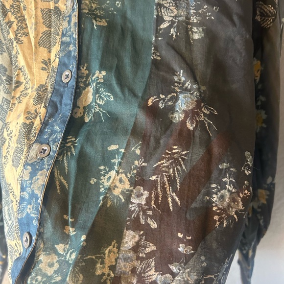 We The Free Blue Floral Top - Picture 3 of 6